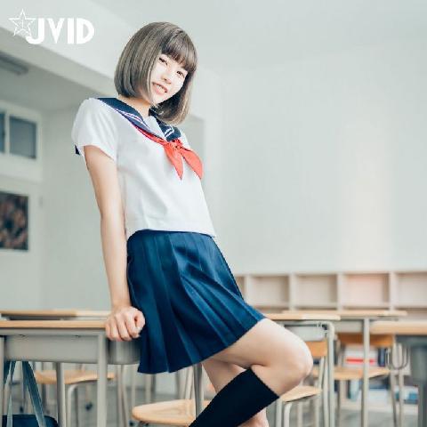 【色图】JVID 女学生美乳嫩模放课后的大胆脱光写真 - 果宝宝