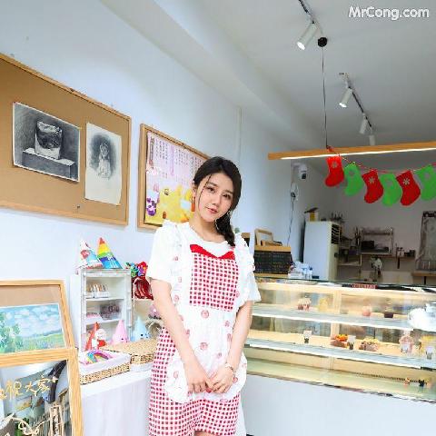【色图】如此可爱的西饼店员,我决定天天去光顾她 - 夏西CiCi