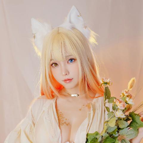 【COSPLAY】美女Cat魔女与猫