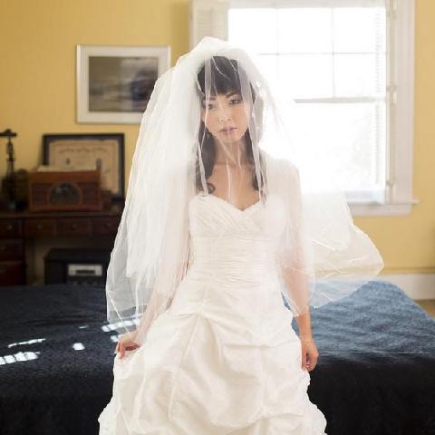 少女婚纱写真